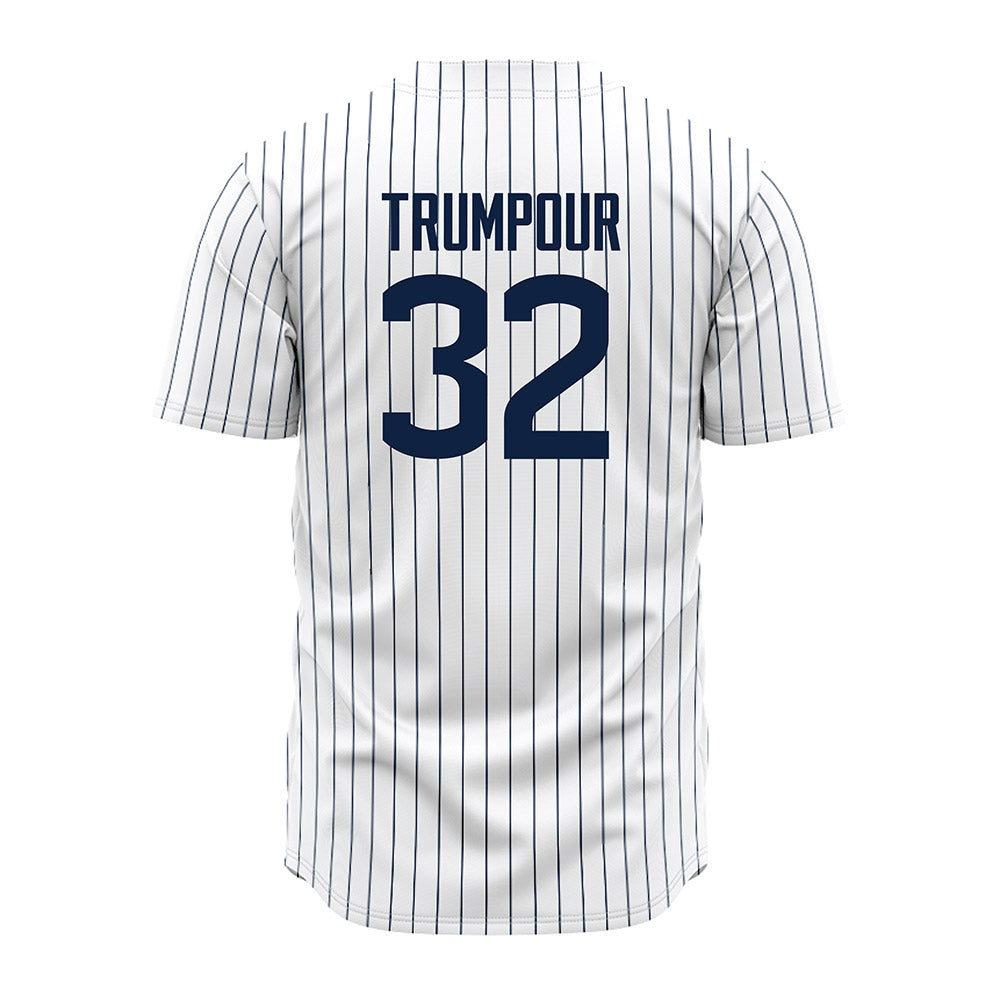 UConn - NCAA Baseball : Austin Trumpour - White Jersey-1