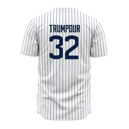 UConn - NCAA Baseball : Austin Trumpour - White Jersey-1