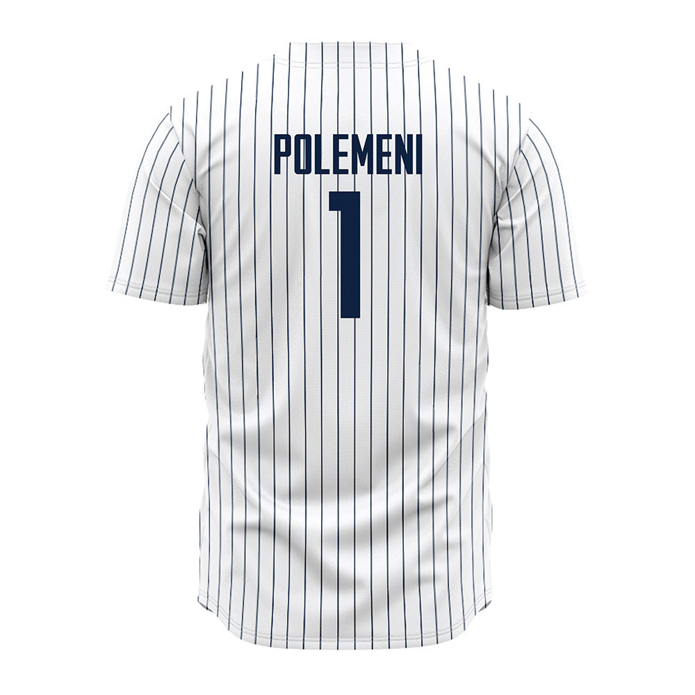 UConn - NCAA Baseball : Christopher Polemeni - White Jersey-1
