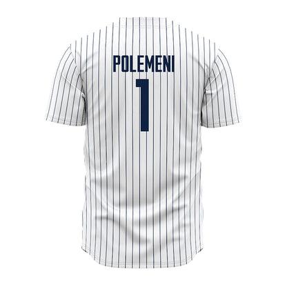 UConn - NCAA Baseball : Christopher Polemeni - White Jersey-1