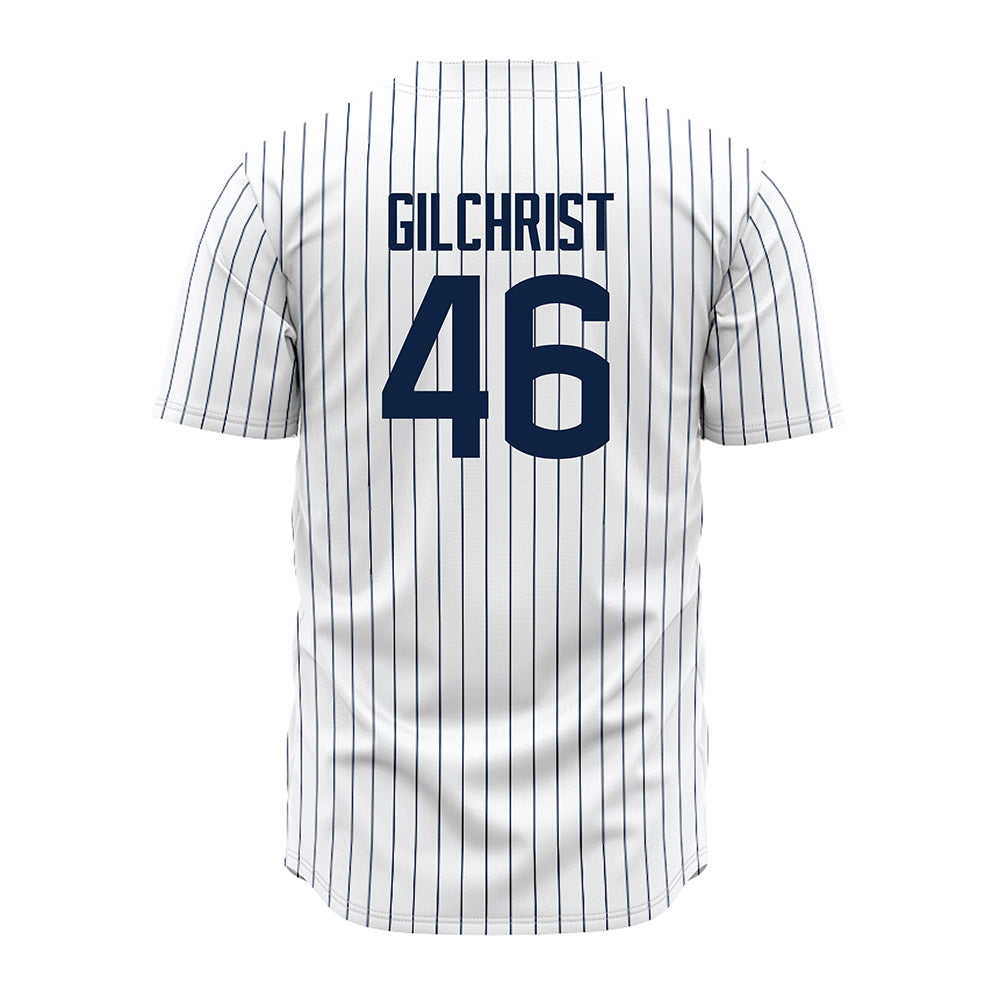 UConn - NCAA Baseball : Rob Gilchrist - White Jersey-1