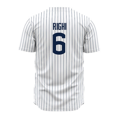 UConn - NCAA Baseball : Camden Righi - White Jersey-1