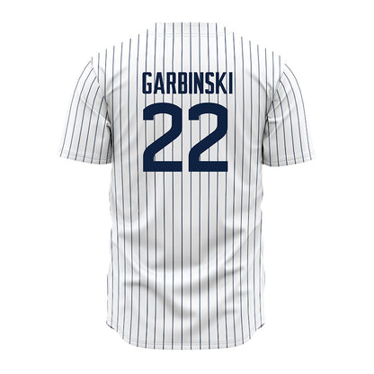 UConn - NCAA Baseball : Garret Garbinski - White Jersey-1