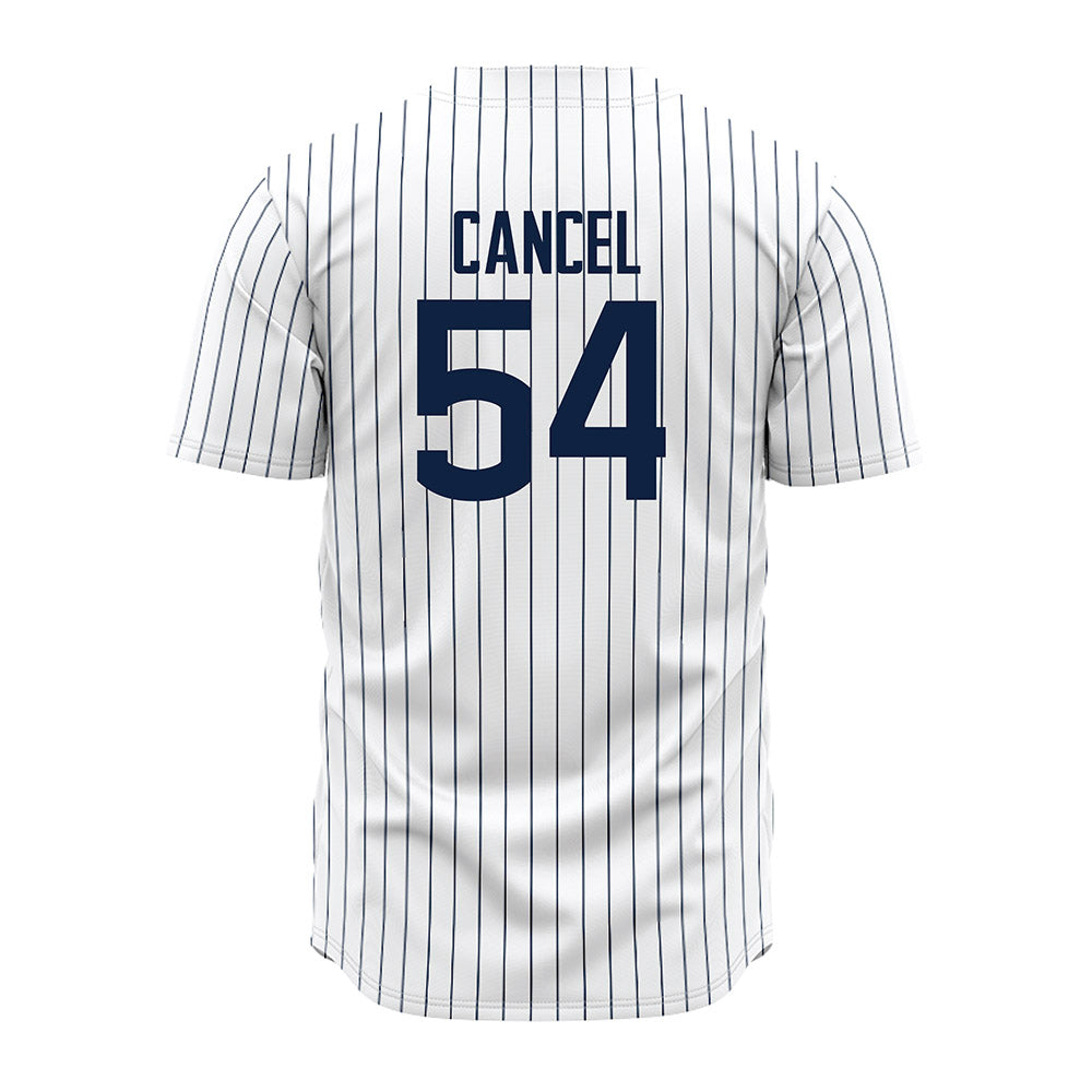 UConn - NCAA Baseball : Chris Cancel - White Jersey-1