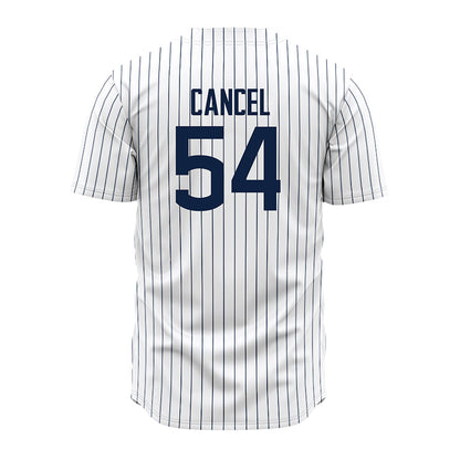 UConn - NCAA Baseball : Chris Cancel - White Jersey-1