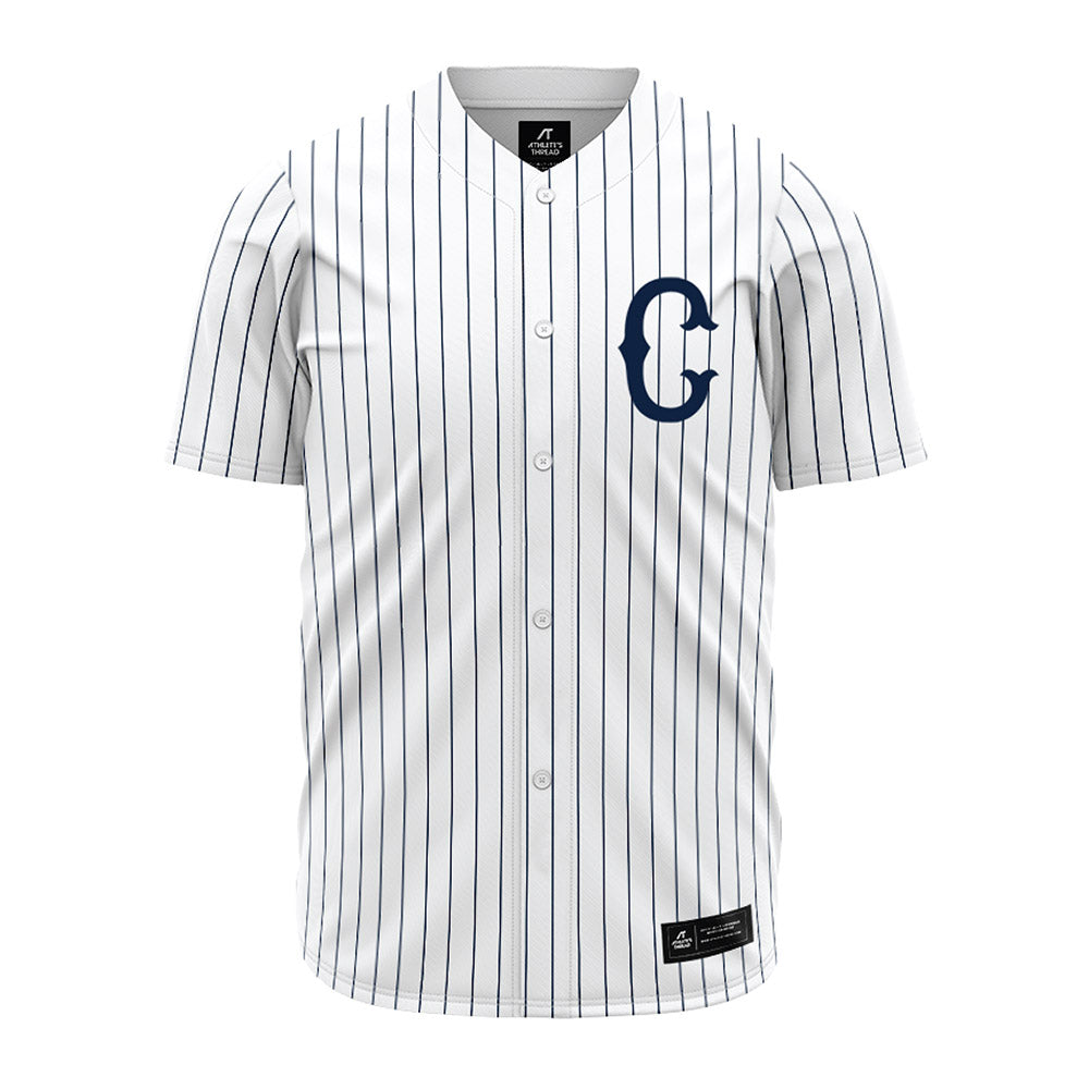 UConn - NCAA Baseball : Gregory Shaw III - White Jersey-0