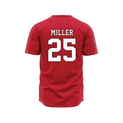 Utah - NCAA Baseball : Cal Miller - Red Jersey-1