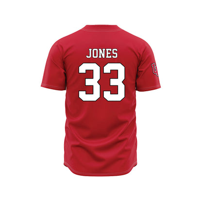 Utah - NCAA Baseball : Easton Jones - Red Jersey-1