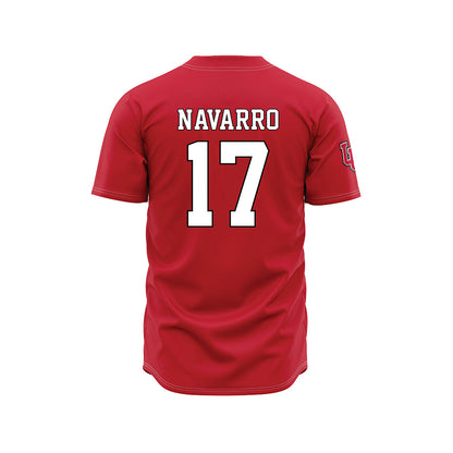 Utah - NCAA Baseball : Bradley Navarro - Red Jersey-1
