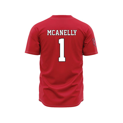 Utah - NCAA Baseball : Colter McAnelly - Red Jersey-1