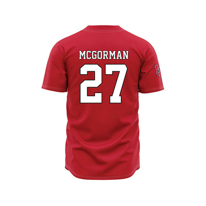 Utah - NCAA Baseball : Anson Mcgorman - Red Jersey-1