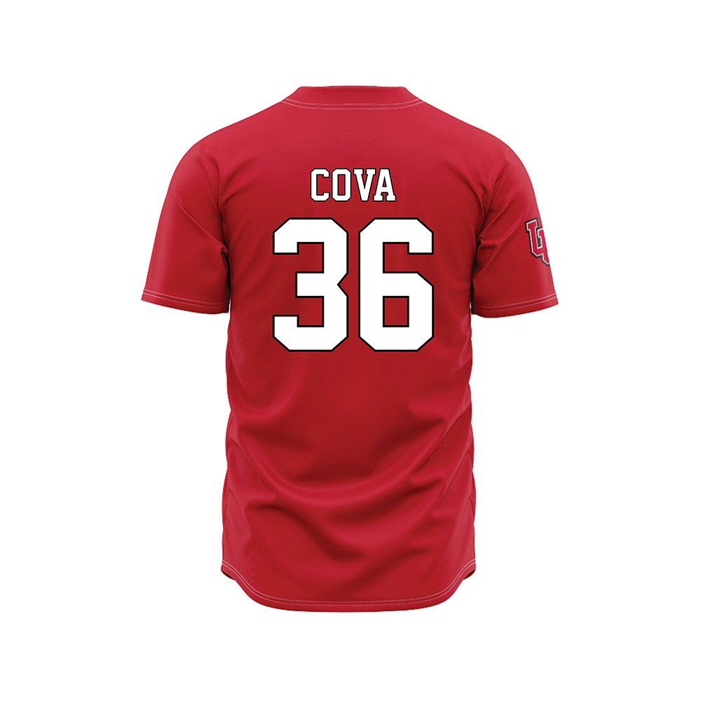 Utah - NCAA Baseball : Sammy Cova - Red Jersey-1