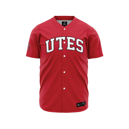 Utah - NCAA Baseball : David Galindo - Red Jersey-0