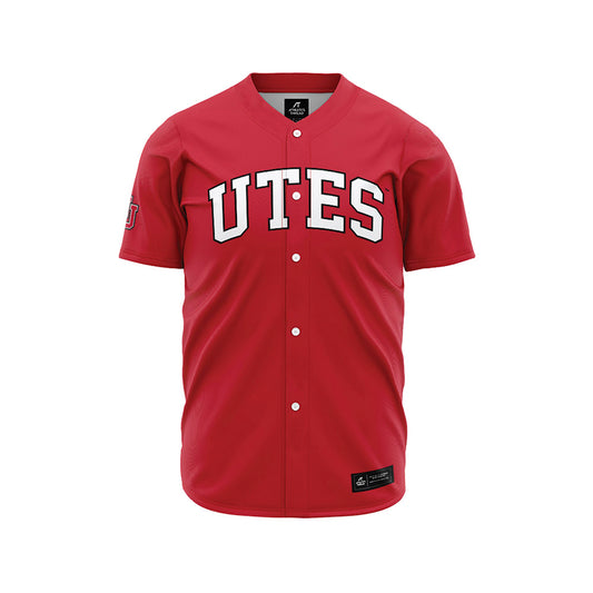 Utah - NCAA Baseball : Bradley Navarro - Red Jersey-0