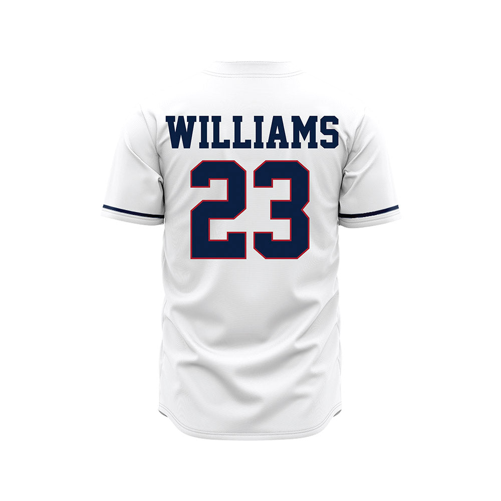 Liberty - NCAA Baseball : Kaleb Williams - White Jersey-1