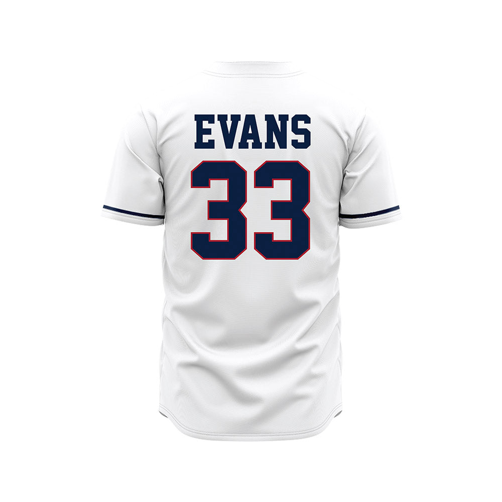 Liberty - NCAA Baseball : Jackson Evans - White Jersey-1