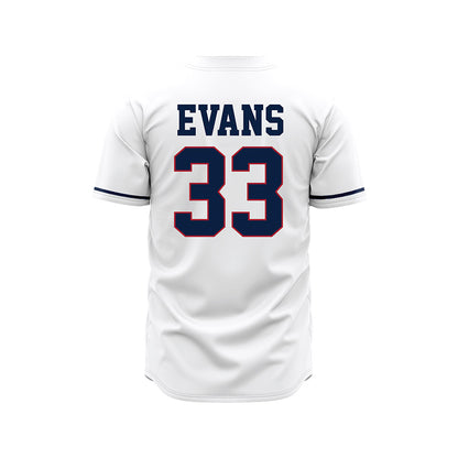 Liberty - NCAA Baseball : Jackson Evans - White Jersey-1
