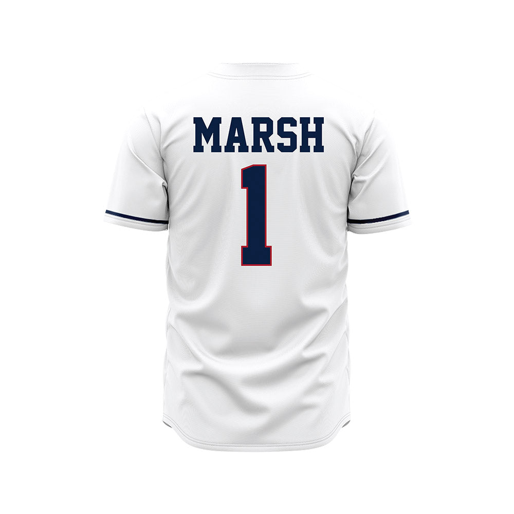 Liberty - NCAA Baseball : Tanner Marsh - White Jersey-1