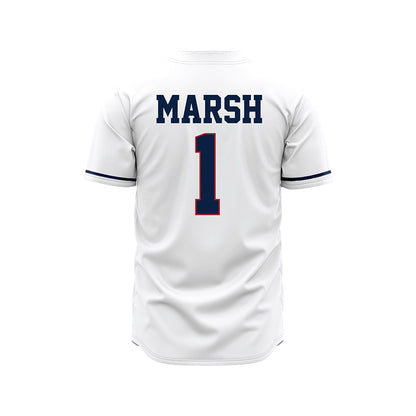 Liberty - NCAA Baseball : Tanner Marsh - White Jersey-1