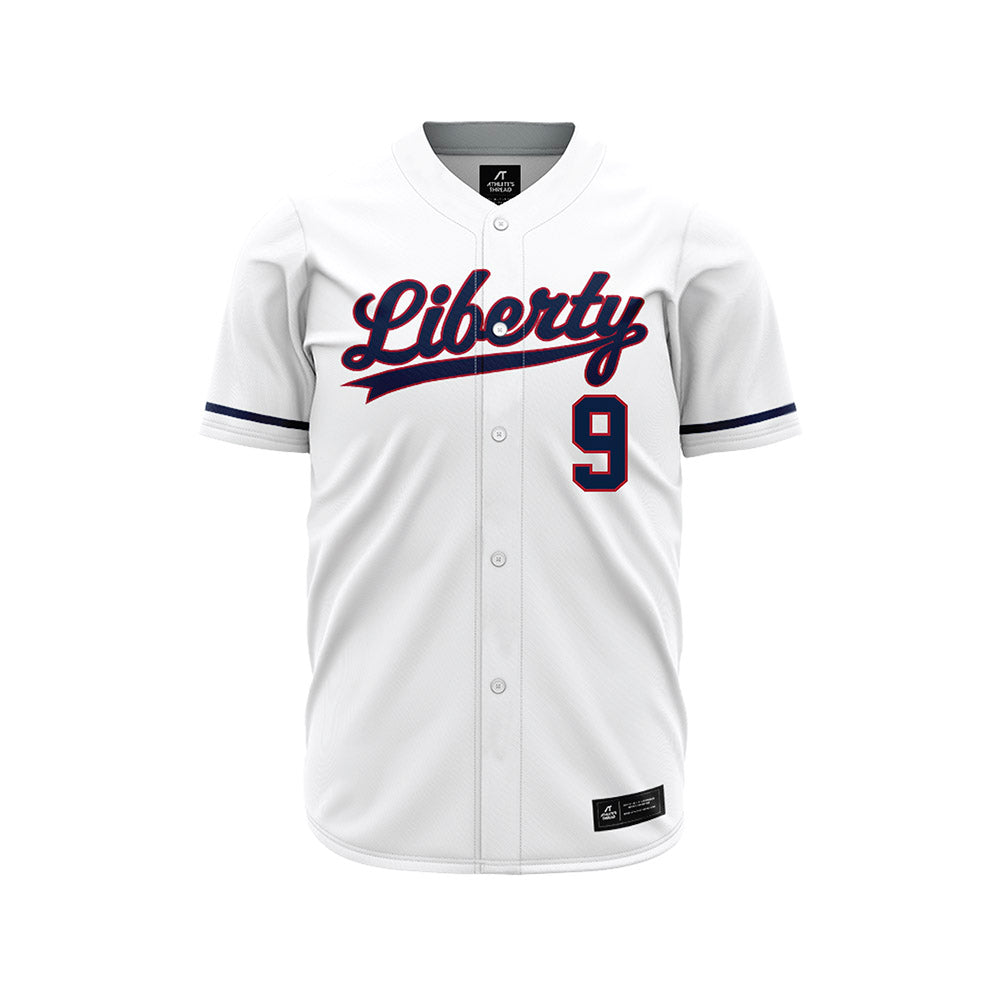 Liberty - NCAA Baseball : Kyle Hvidsten - White Jersey-0