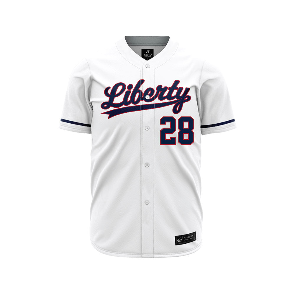 Liberty - NCAA Baseball : Joshua Mccusker - White Jersey-0