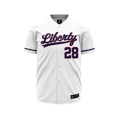 Liberty - NCAA Baseball : Joshua Mccusker - White Jersey-0