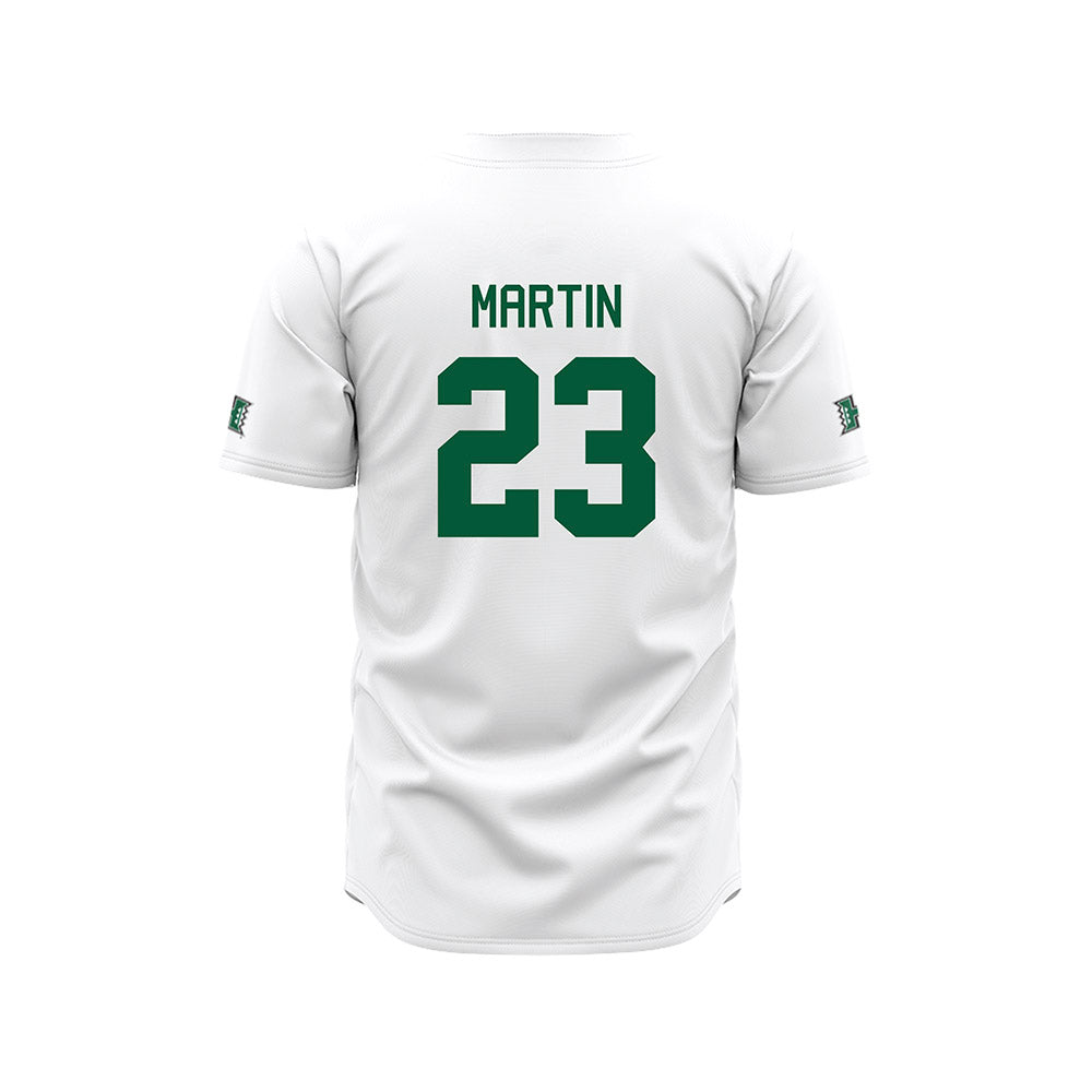 Hawaii - NCAA Baseball : Joshua Martin - White Jersey-1