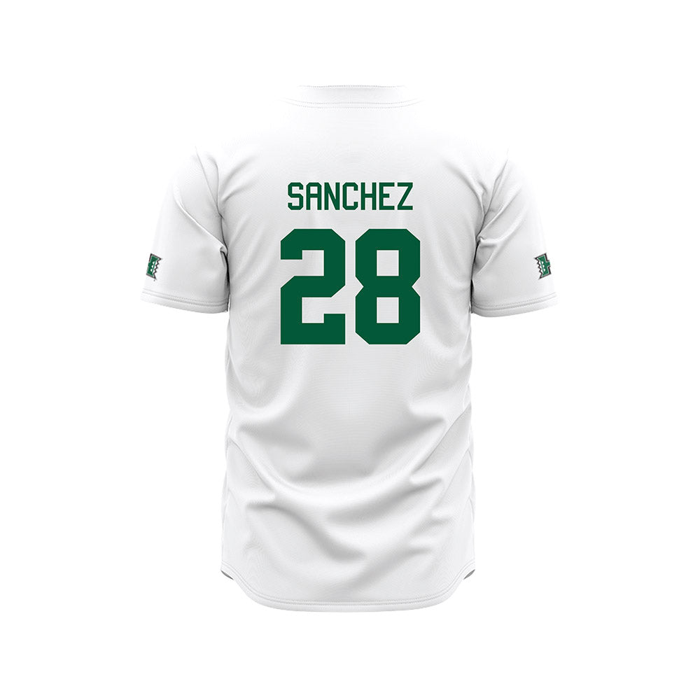 Hawaii - NCAA Baseball : Kamaehu Sanchez - White Jersey-1