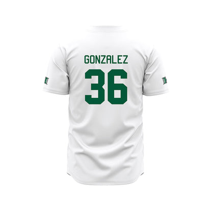 Hawaii - NCAA Baseball : Sebastian Gonzalez - White Jersey-1