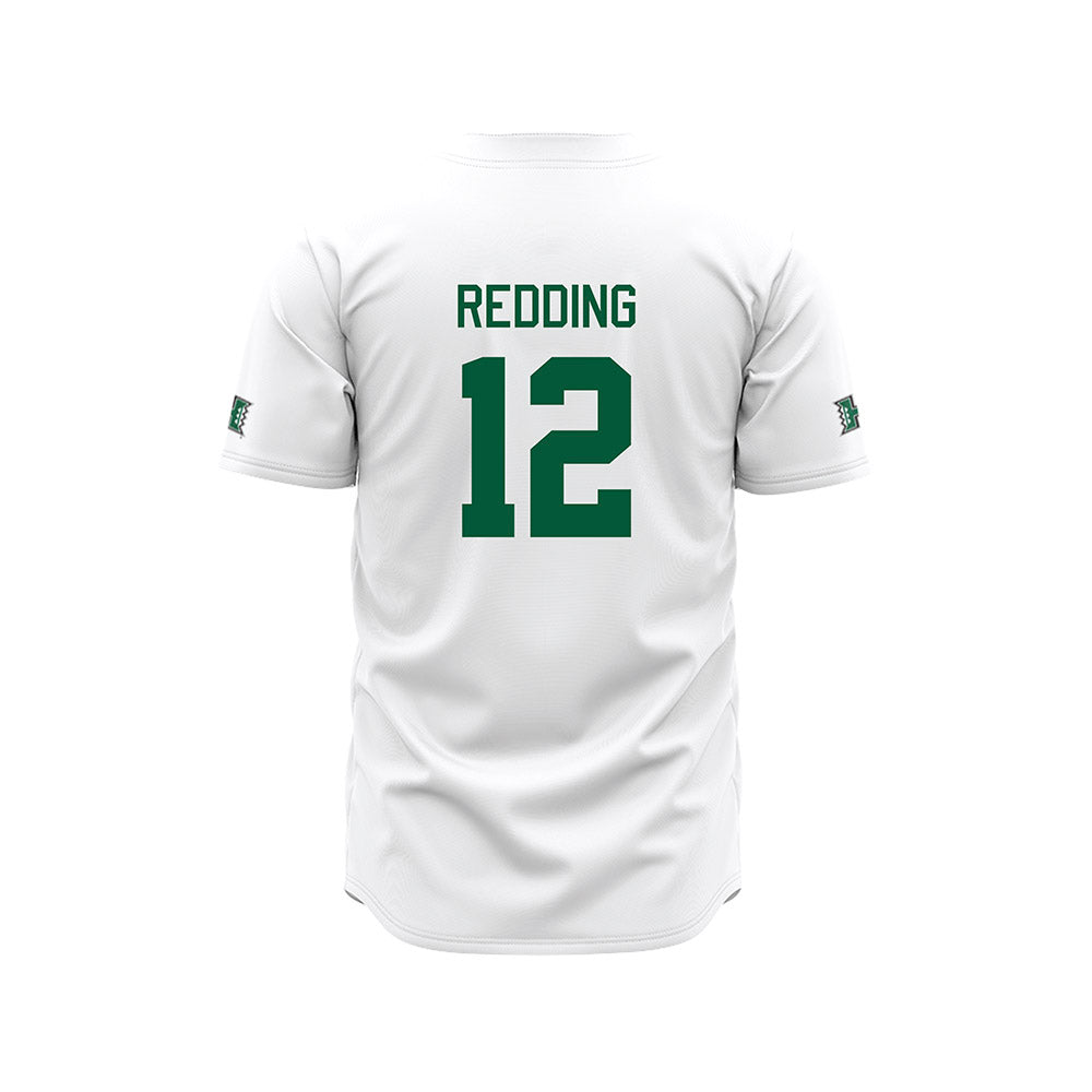 Hawaii - NCAA Baseball : Jake Redding - White Jersey-1
