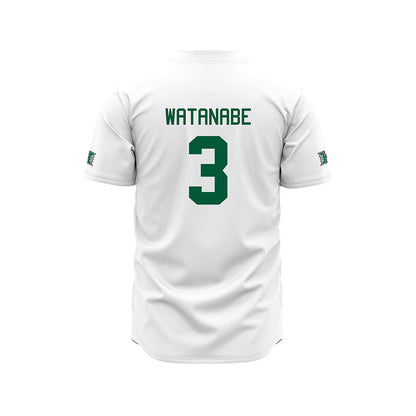 Hawaii - NCAA Baseball : Kody Watanabe - White Jersey-1