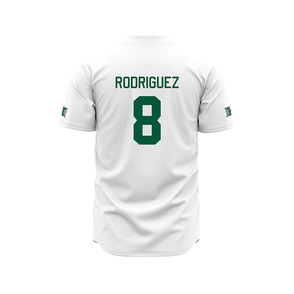 Hawaii - NCAA Baseball : Noah Rodriguez - White Jersey-1