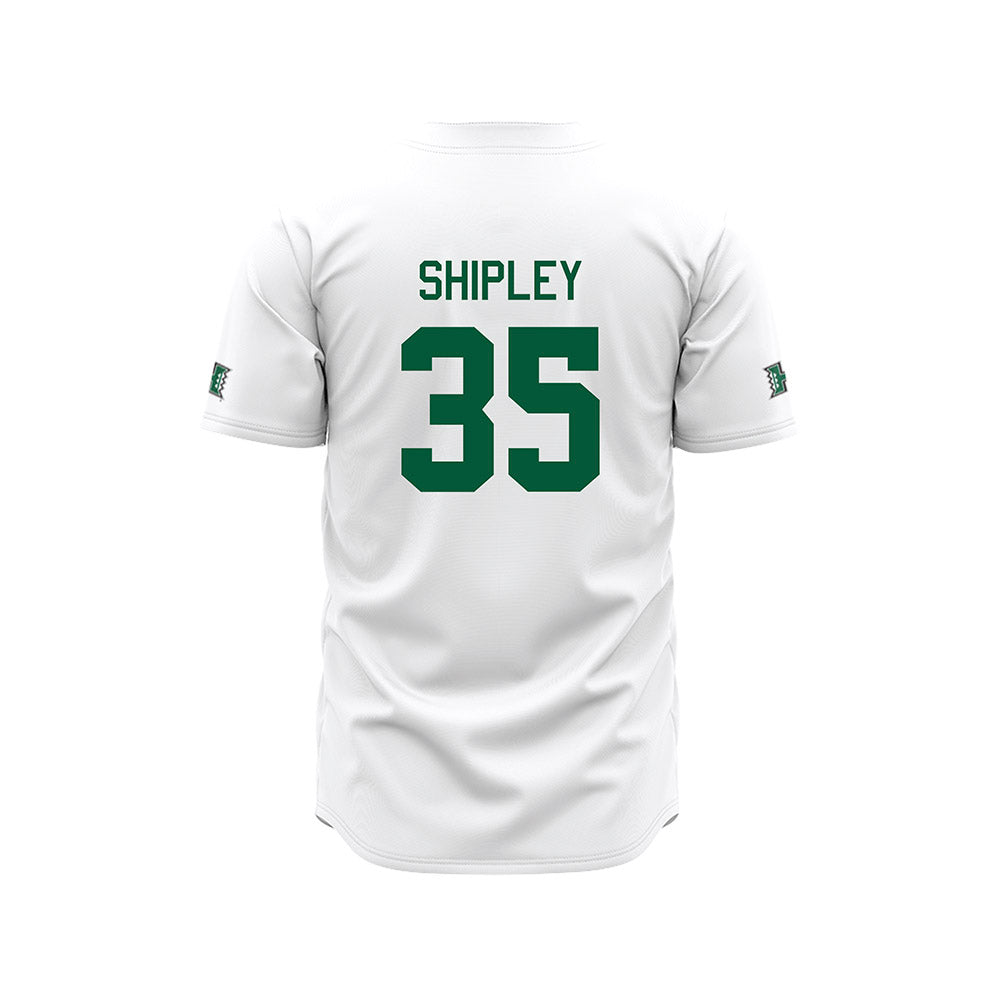Hawaii - NCAA Baseball : Josiah Shipley - White Jersey-1