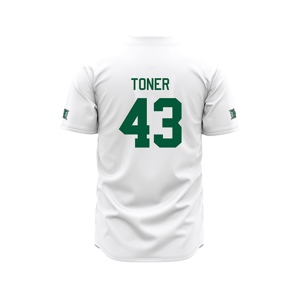 Hawaii - NCAA Baseball : Bryson Toner - White Jersey-1