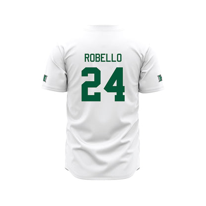 Hawaii - NCAA Baseball : Hekili Robello - White Jersey-1