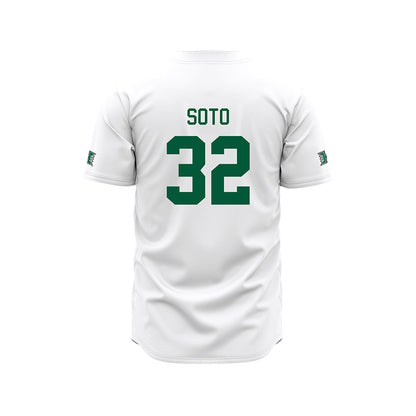 Hawaii - NCAA Baseball : Saul Soto - White Jersey-1