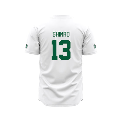 Hawaii - NCAA Baseball : Tate Shimao - White Jersey-1