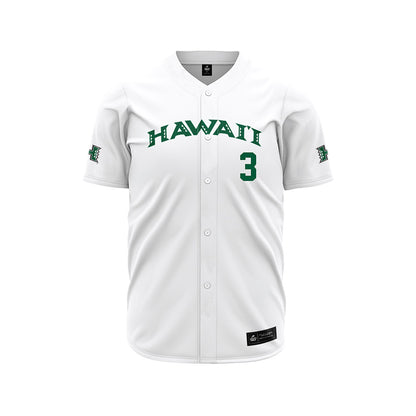 Hawaii - NCAA Baseball : Kody Watanabe - White Jersey-0