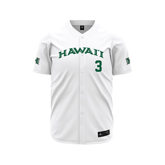 Hawaii - NCAA Baseball : Kody Watanabe - White Jersey-0