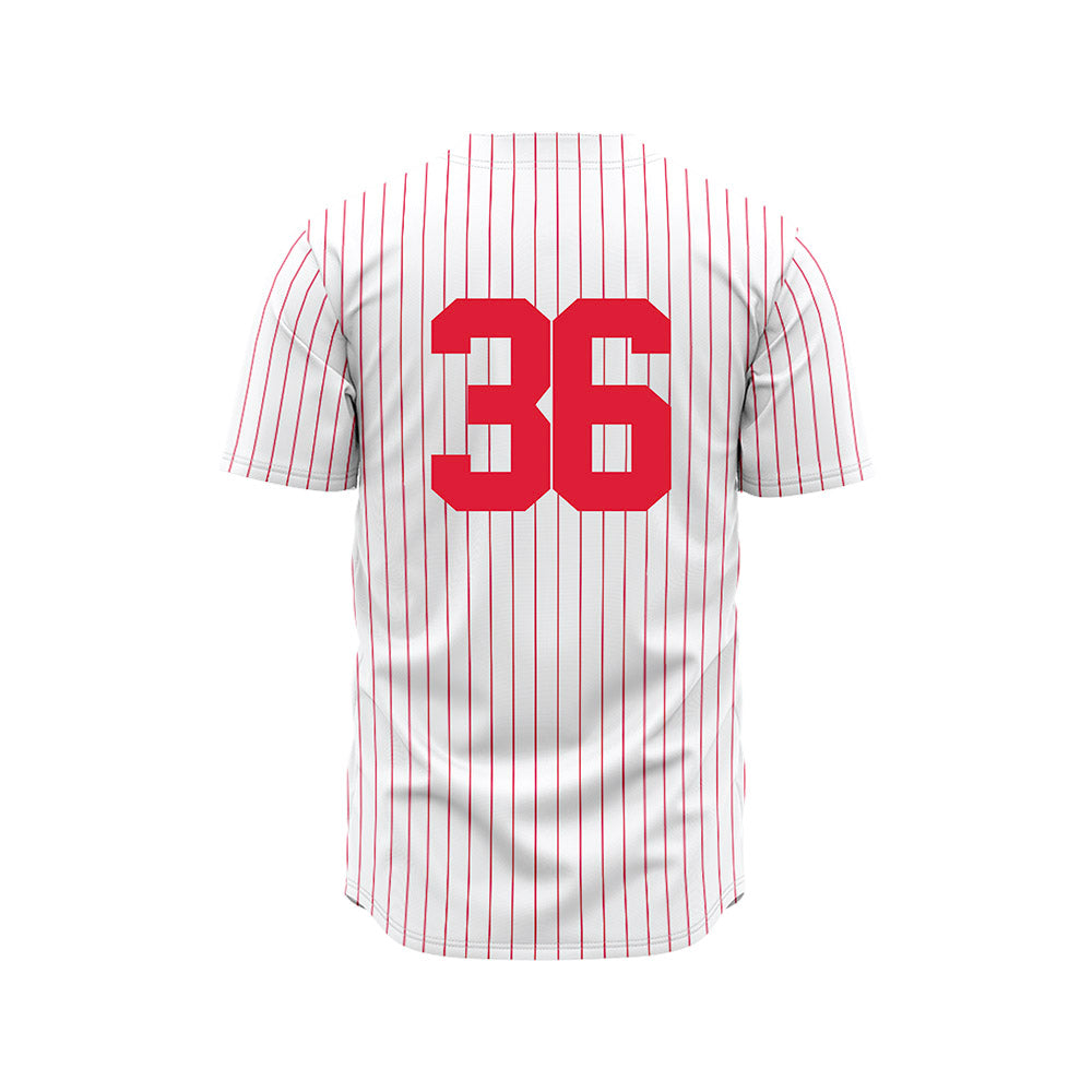 Dayton - NCAA Baseball : James Heller - White Jersey-1