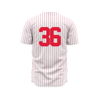 Dayton - NCAA Baseball : James Heller - White Jersey-1