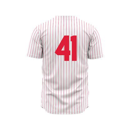 Dayton - NCAA Baseball : Jack Zimmerman - White Jersey-1
