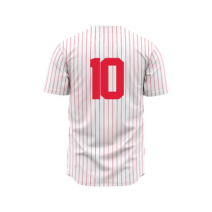 Dayton - NCAA Baseball : Michael Smith Jr - White Jersey-1