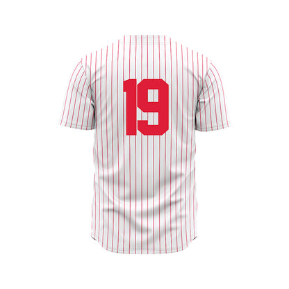 Dayton - NCAA Baseball : Lukasz Rondeau - White Jersey-1
