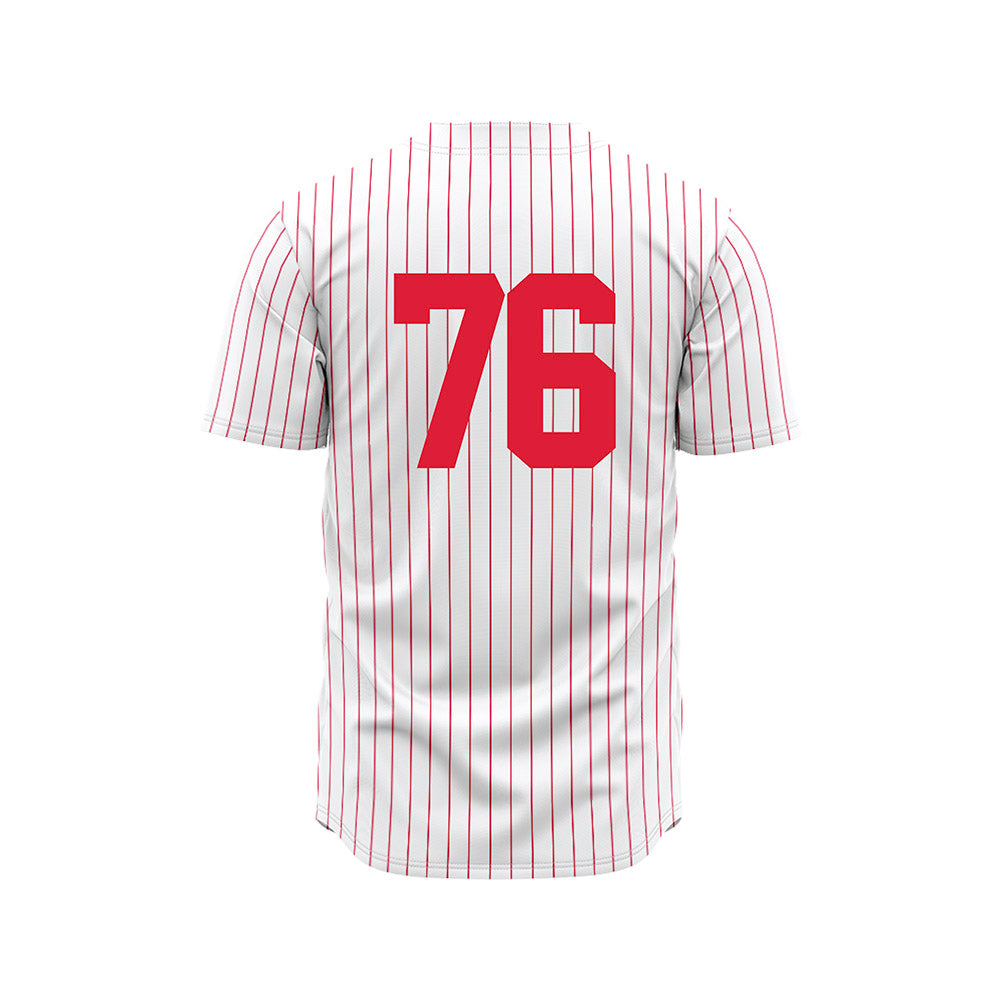 Dayton - NCAA Baseball : Jon Alstrom - White Jersey-1