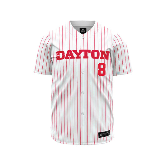Dayton - NCAA Baseball : Alejandro Sardinas - White Jersey-0