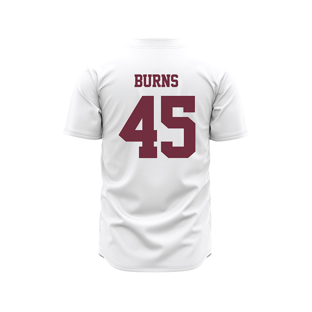 Mississippi State - NCAA Baseball : Dane Burns - White Pinstripes Jersey-1