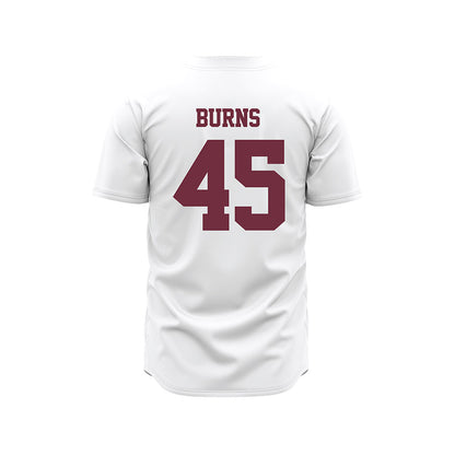 Mississippi State - NCAA Baseball : Dane Burns - White Pinstripes Jersey-1