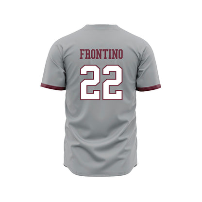 Mississippi State - NCAA Baseball : Nicholas Frontino - Gray Slate Jersey-1