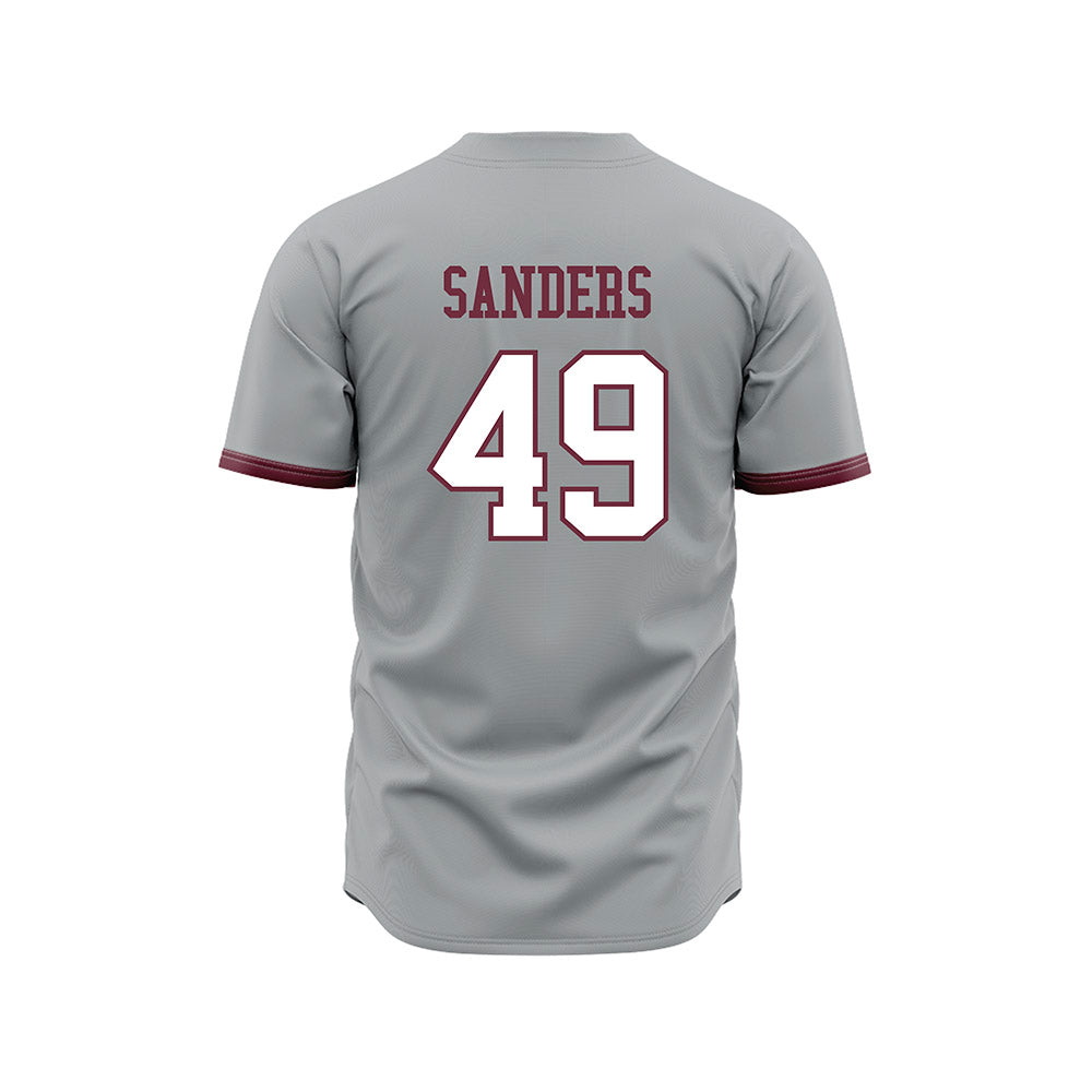 Mississippi State - NCAA Baseball : Gatlin Sanders - Gray Slate Jersey-1